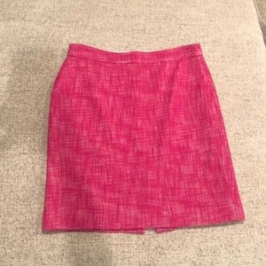 Banana Republic Pink Tweed Skirt - Size 4